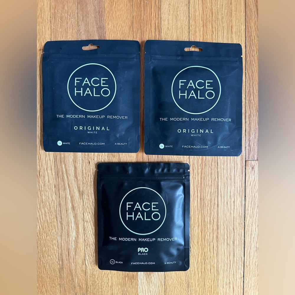 Face Halo - The Modern Makeuup Remover - 3 packages